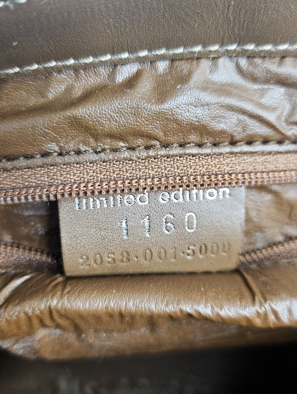Authentic Gucci • Limited Edition #1160 • Sherry Line • GG Monogram • Stripe - Picture 12 of 14